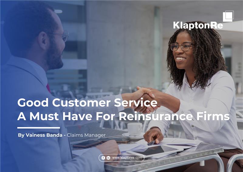 Good Customer service; A Must Have for Reinsurance Firms 1 Customer KRL 1