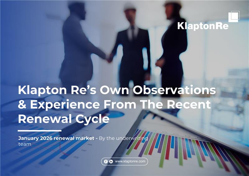 Klapton Re’s Own Observations and Experience From The Recent Renewal Cycle 1 Klapton RE Cover