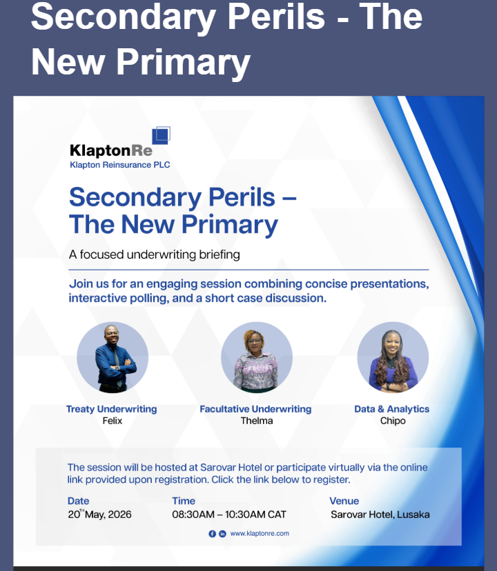 "Underwriting Workshop" - Secondary Perils, The New Primary